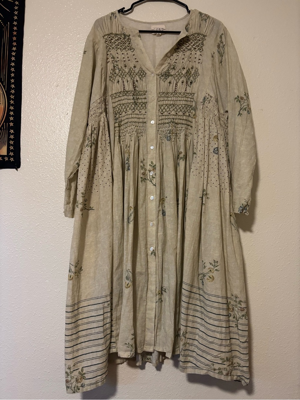 CORD Ivory-Dahlia Frida Dress XXL